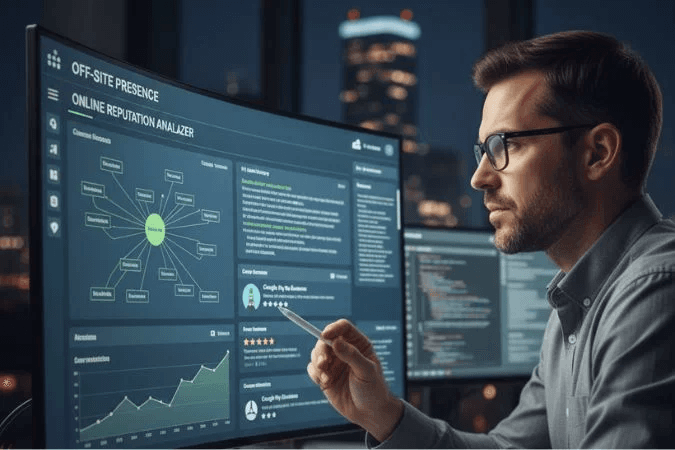 Diagnostic de la présence Google d'une entreprise